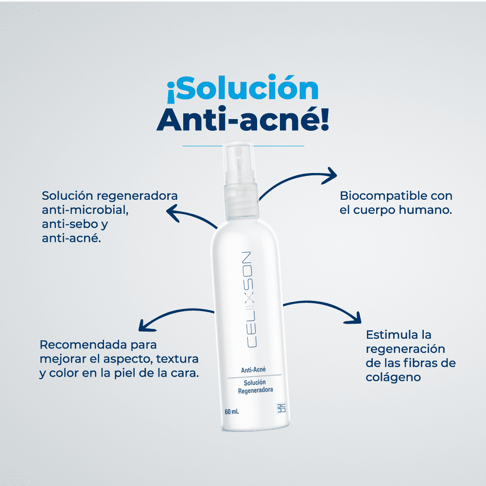 Celiixson 60 mL - Regenerador anti-acné para la piel.