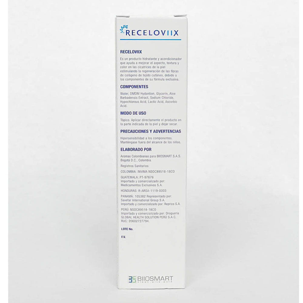 Receloviix 120 mL - Bioregenerador de tejido para la piel.