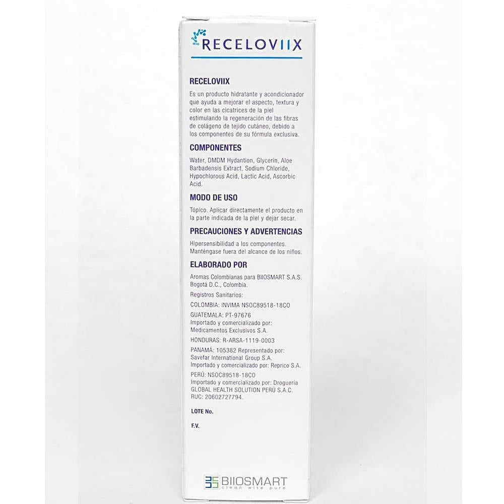 Receloviix 60 mL - Bioregenerador de tejido para la piel.